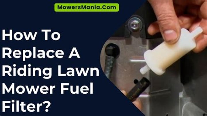 Where is fuel filter on push mower?