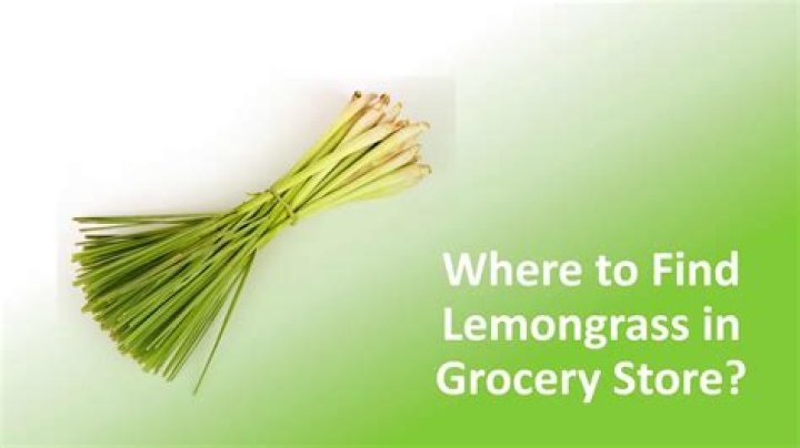 Where is lemongrass paste in grocery store?