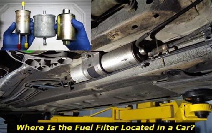 Where is the fuel filter on a 2003 Altima?