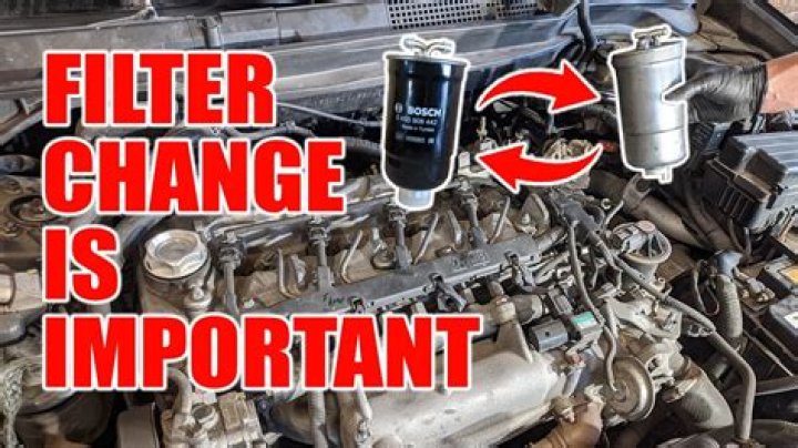Where is the fuel filter on a 2005 Dodge Ram?