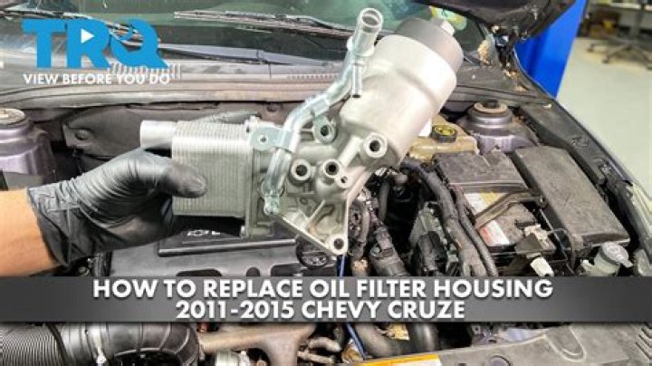 Where is the fuel filter on a 2011 Chevy Cruze?