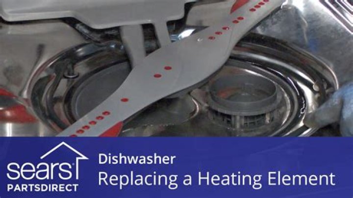 Where is the heating element in a dishwasher?