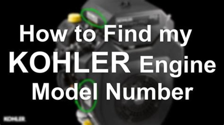 Where is the model number on a Kohler sink?