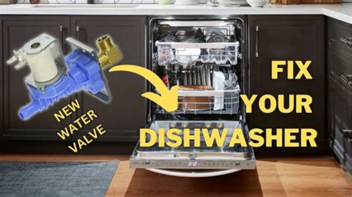 Where is the water supply valve on my dishwasher?