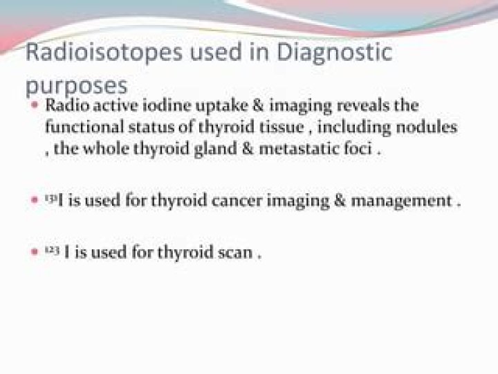Which radioisotope is used for diagnosing thyroid disorders?