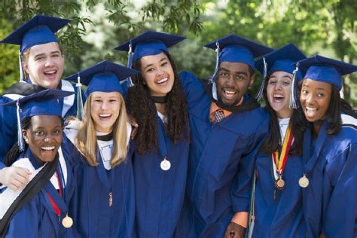 Which side does the tassel go on a graduation cap?