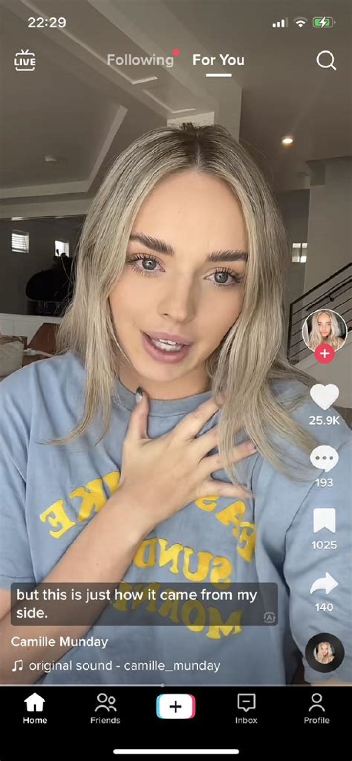 Who Is Camille Munday AKA @camille_munday On TikTok? Five Facts To Learn About Her