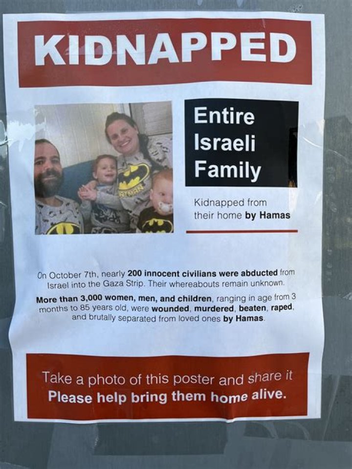 Who is Marc Louvet? New York man confronted after removing posters of kidnapped Israeli children held in Gaza