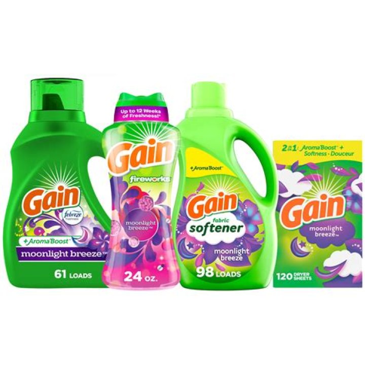 Who manufactures Gain laundry detergent?