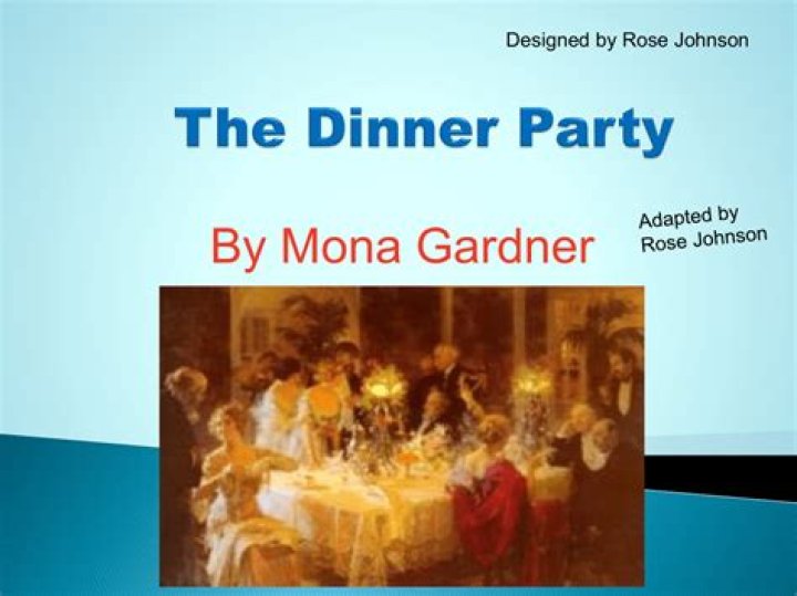 Who wrote the short story The dinner party?