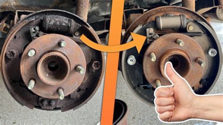 Why are my rear drum brakes sticking?