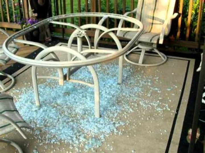 Why did my glass table shatter?