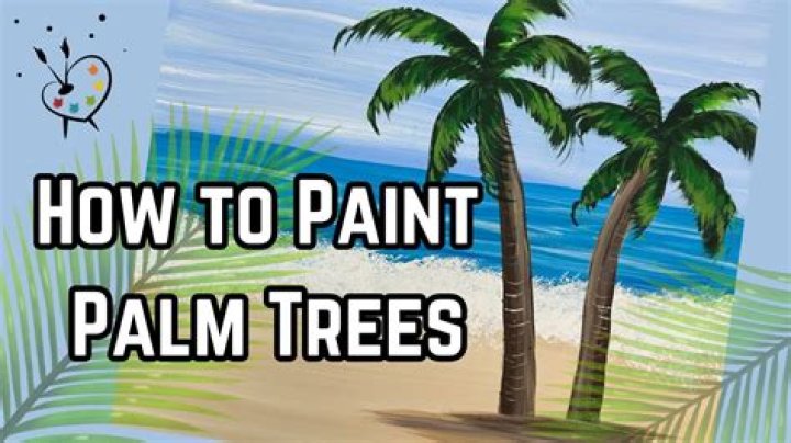 Why do people paint palm trees white?