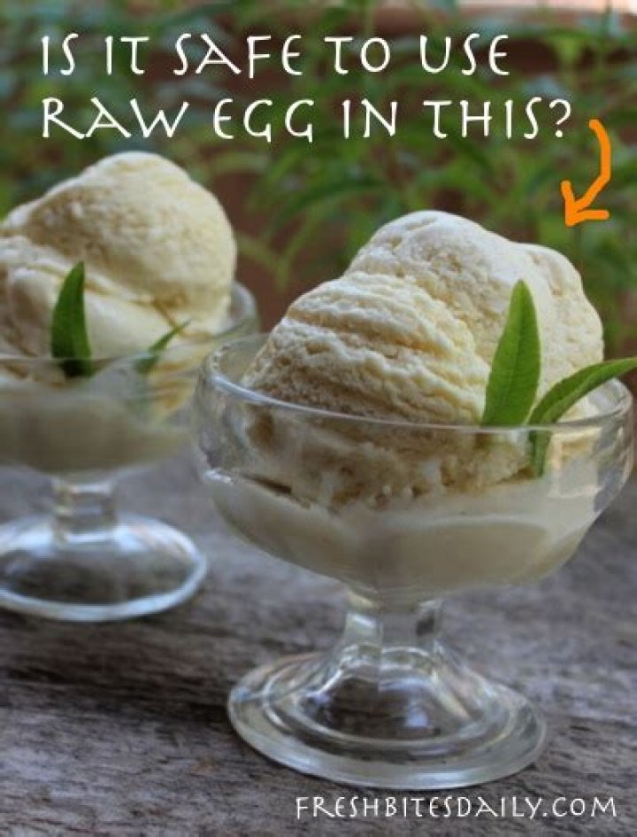 Why do you put eggs in homemade ice cream?