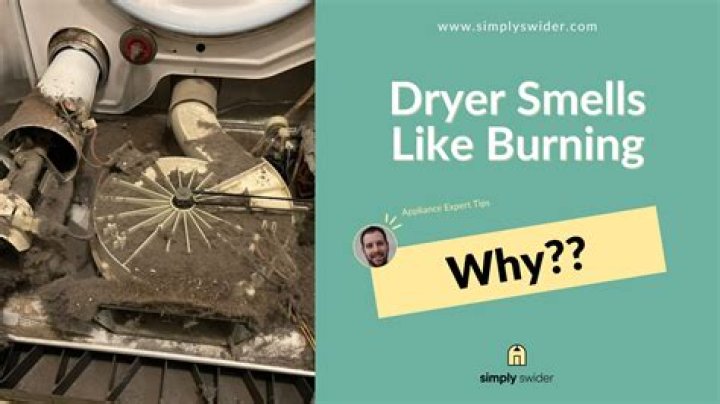 Why does my gas dryer smell like it’s burning?