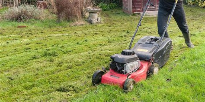 Why does my lawn mower leave a strip of grass in the middle?