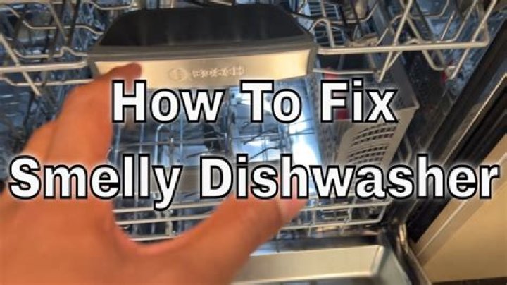 Why does my new Bosch dishwasher stink?