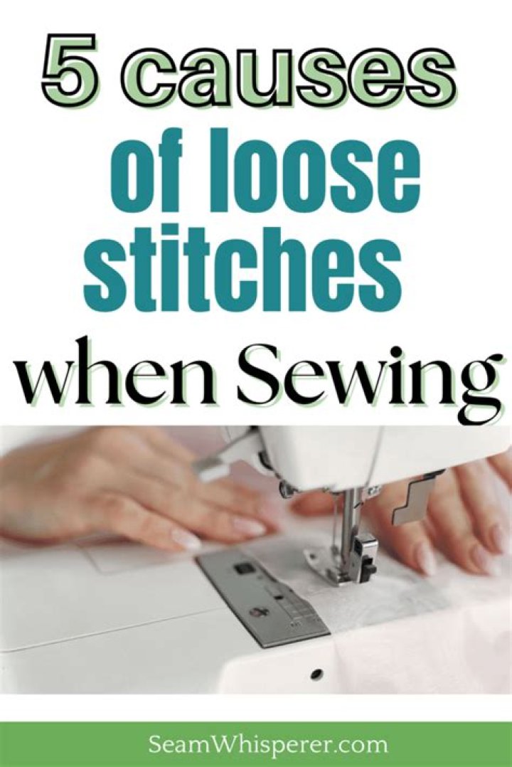 Why does my sewing machine have loose stitches?