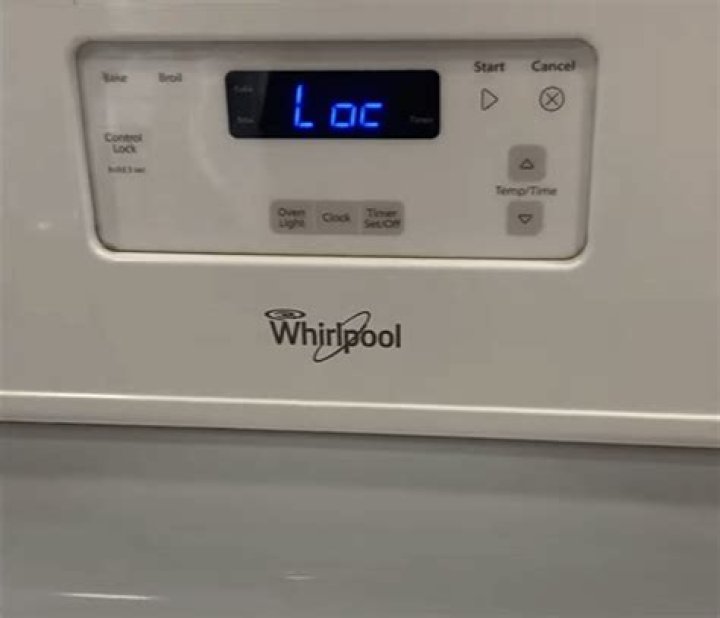 Why does my Whirlpool oven say Loc?