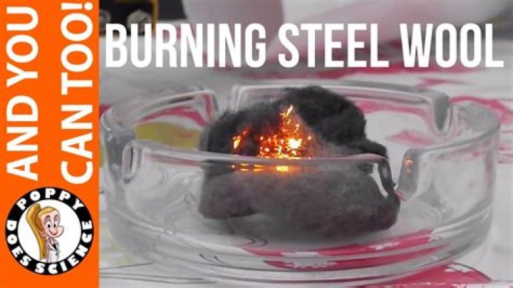 Why does steel wool gain mass when burned?