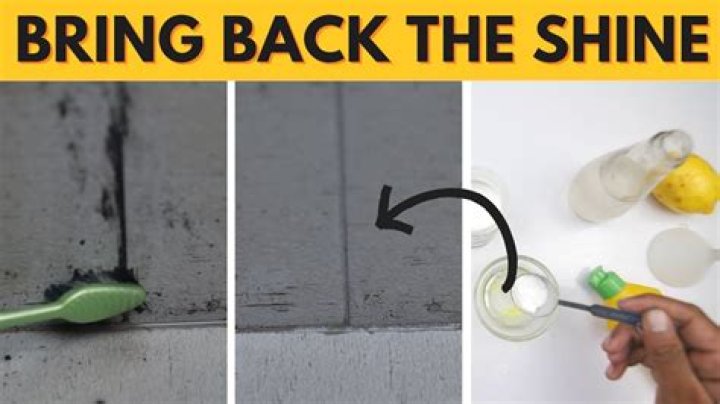 Why is my dark grout turning white?