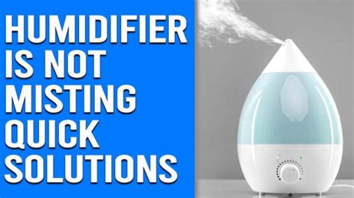 Why is my humidifier not steaming?