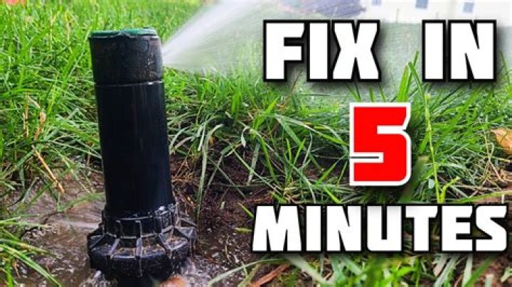 Why is my hunter sprinkler head leaking?