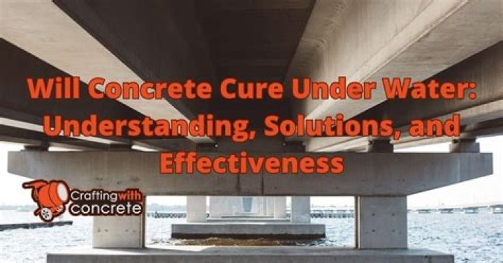 Will a bag of concrete harden under water?