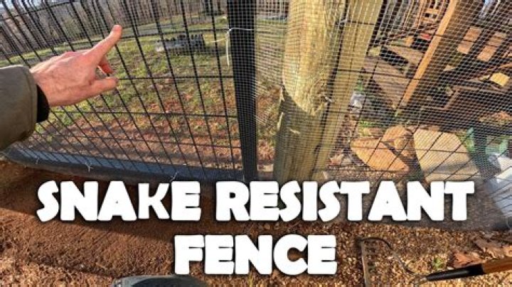 Will an electric fence keep snakes out?