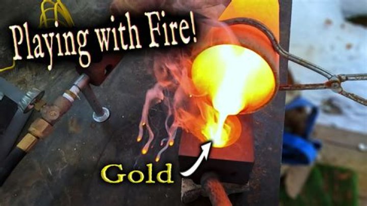 Would gold melt in a fire?