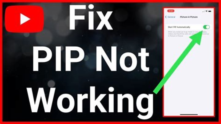 YouTube PIP Not Working 2022, How To Fix YouTube PIP?